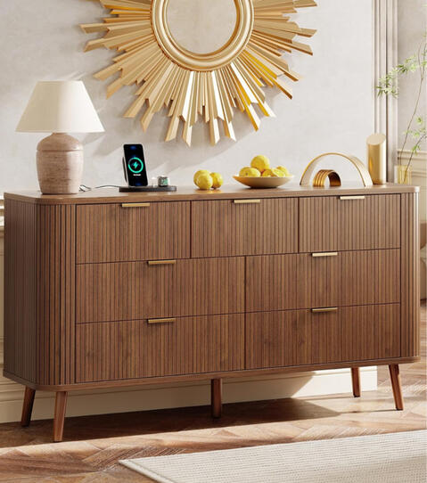 Natural Wood Dresser — Timeless Storage